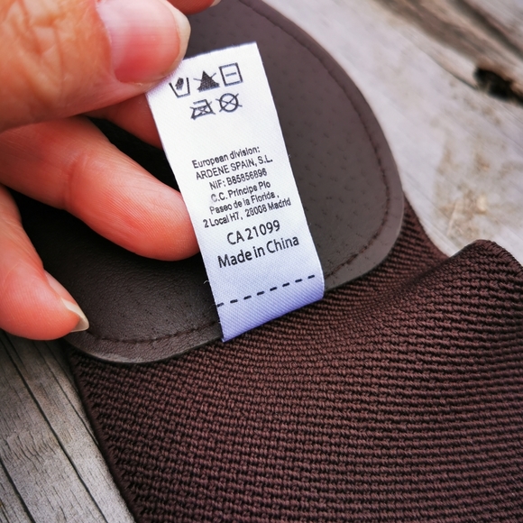 Ardene Spain Faux Leather Leopard Print Brown Stretch Gold Buckle Belt - Picture 9 of 16